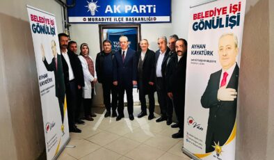 Ak Parti Van Büyükşehir Belediye Başkan Aday adayı Ayhan Kayatürk’e İlçe Teşkilatlarından Sıcak Karşılama